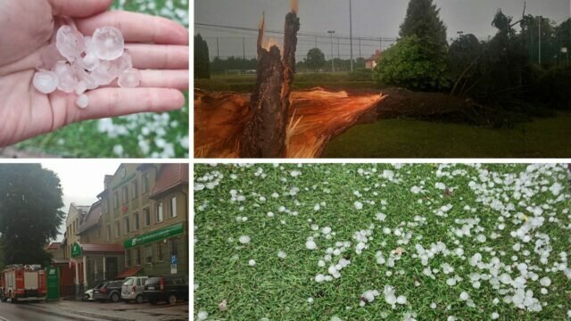 burza z gradem